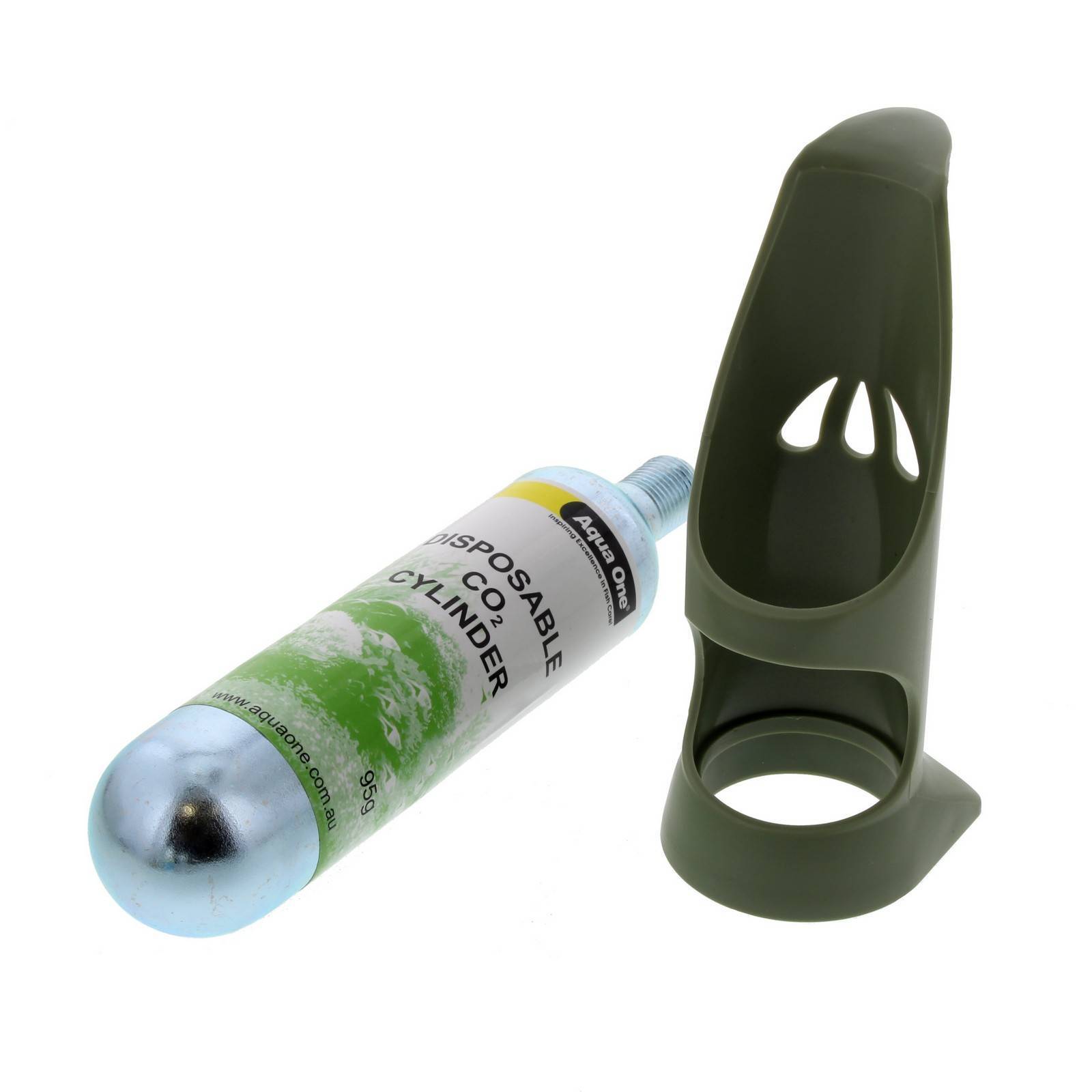 CO2 Premium Kit 95g Aquarium Fish Tank Aqua One Health Disposable Full