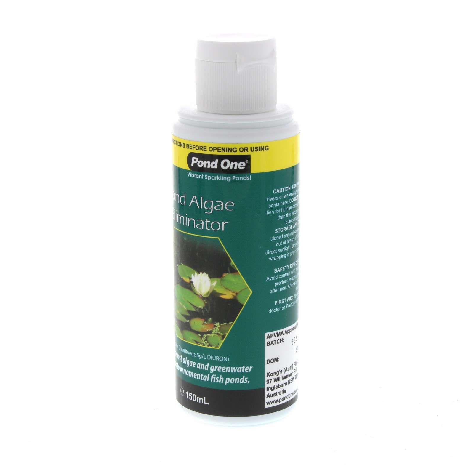 Aquarium Treatment Pond Algae Eliminator 150ml Fish Tank 93301 Aqua One