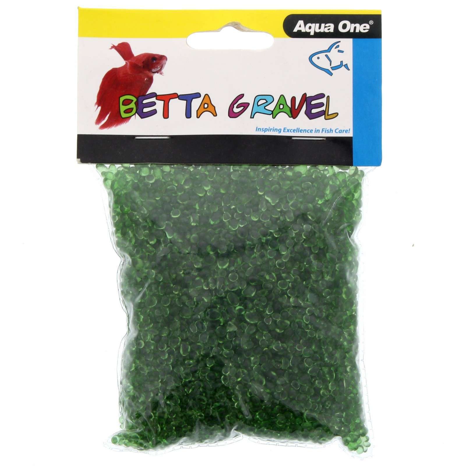 Aquarium Gravel Betta Glass Green 350g Fish Tank Decoration 12259 Aqua One eBay