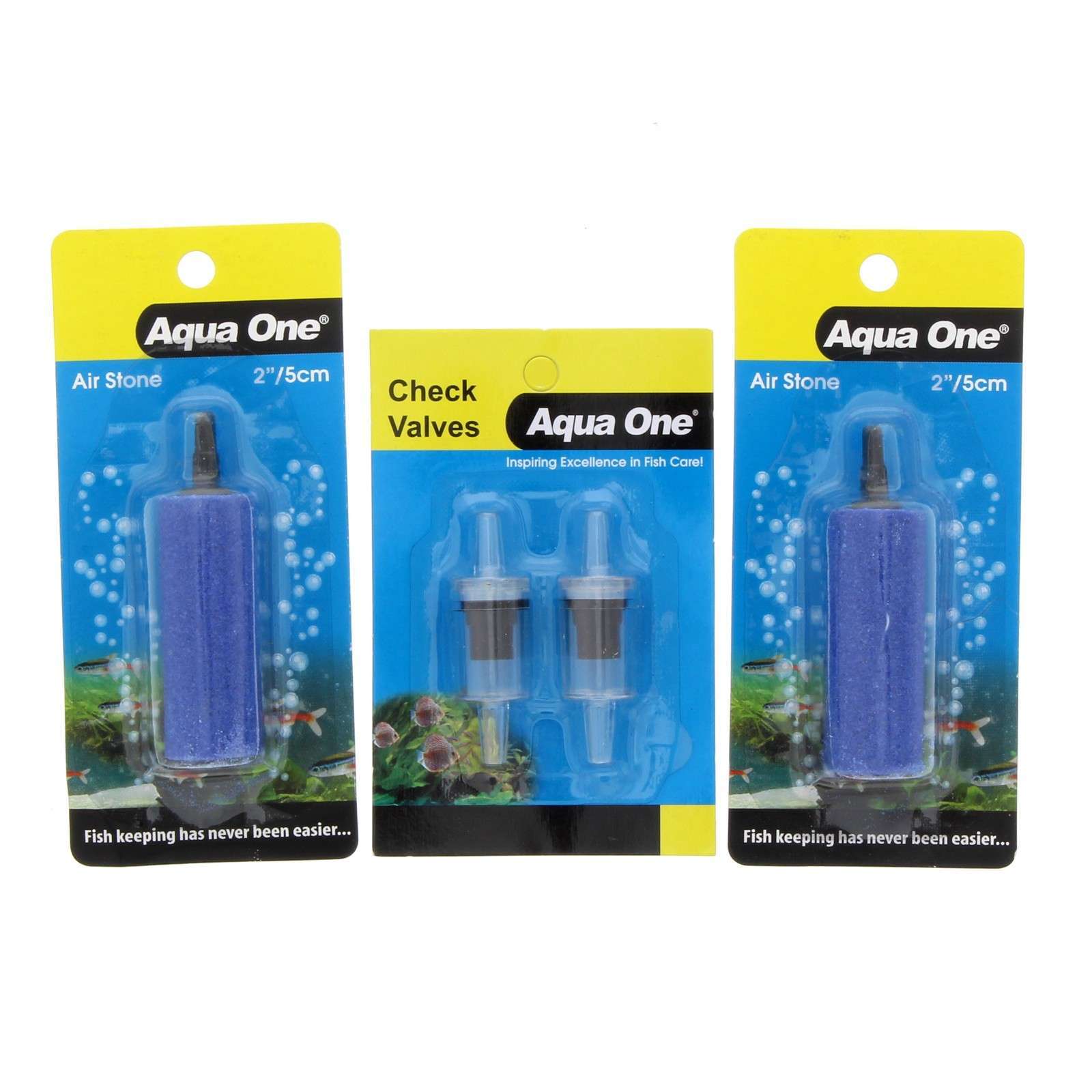 Precision 9500 Aquarium Air Pump Kit Airline Check Valve and Airstone