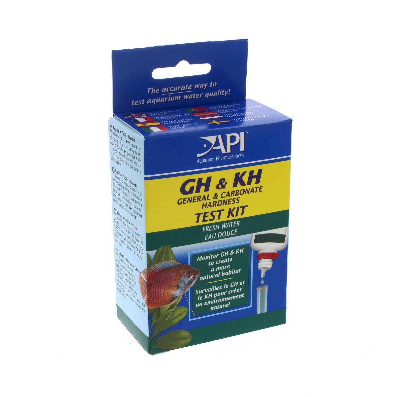 Aquarium GH & KH Test Kit Fish Tank Water Hardness Testing Health Pond