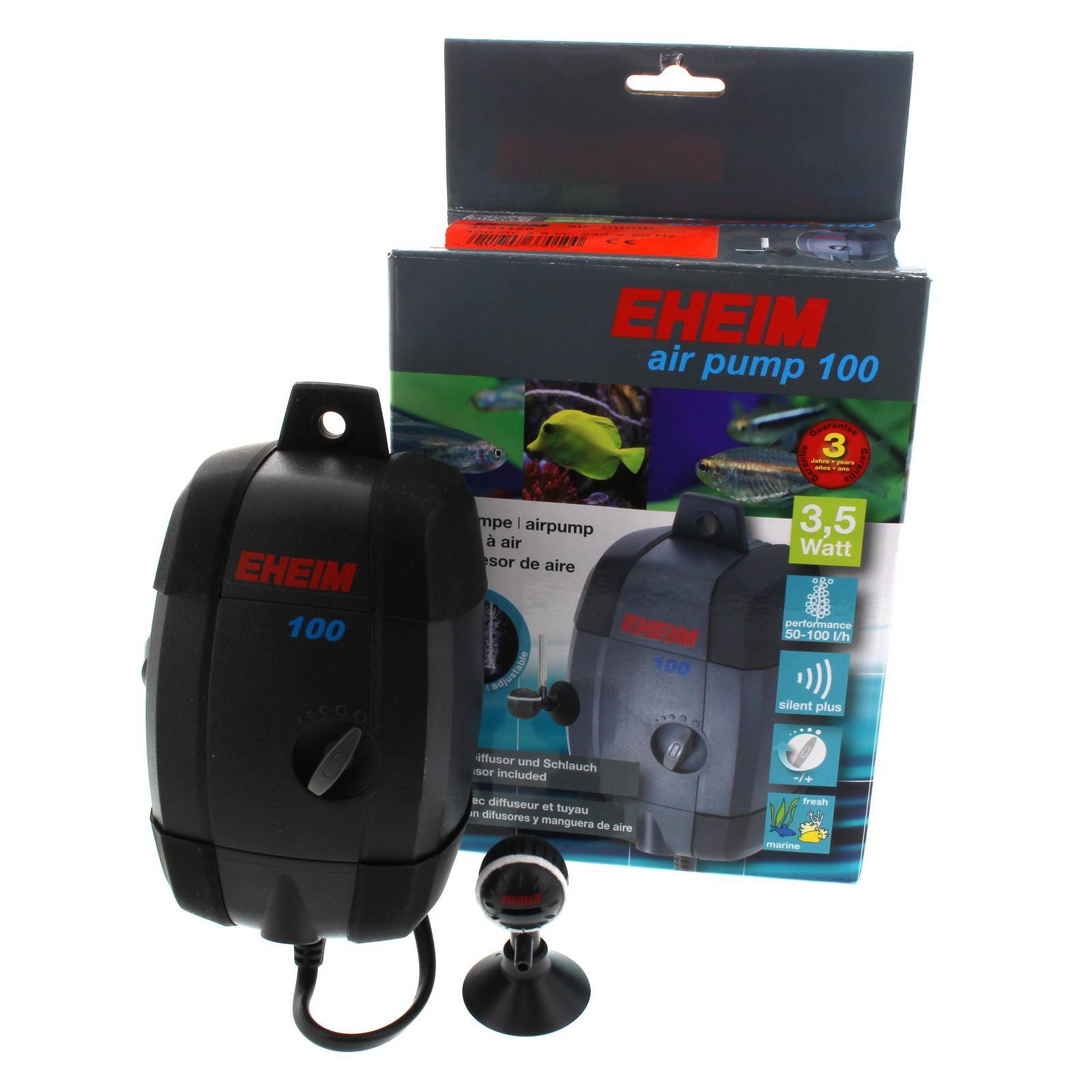 Eheim Air Pump 100L/Hr Fish Tank Aquarium Includes