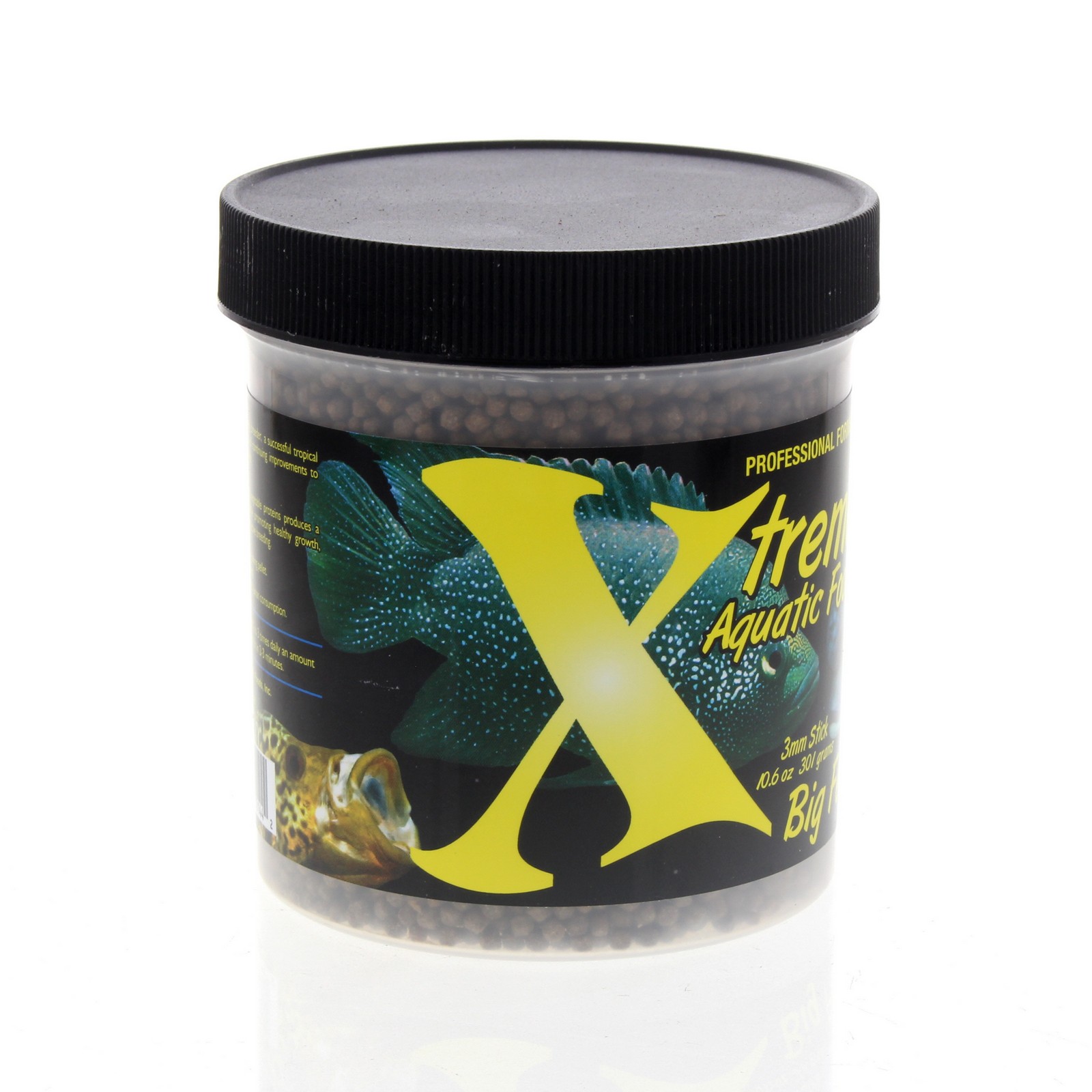 Xtreme Fish Food Big Fella 3mm Sticks 301G Premium Quality Made In USA