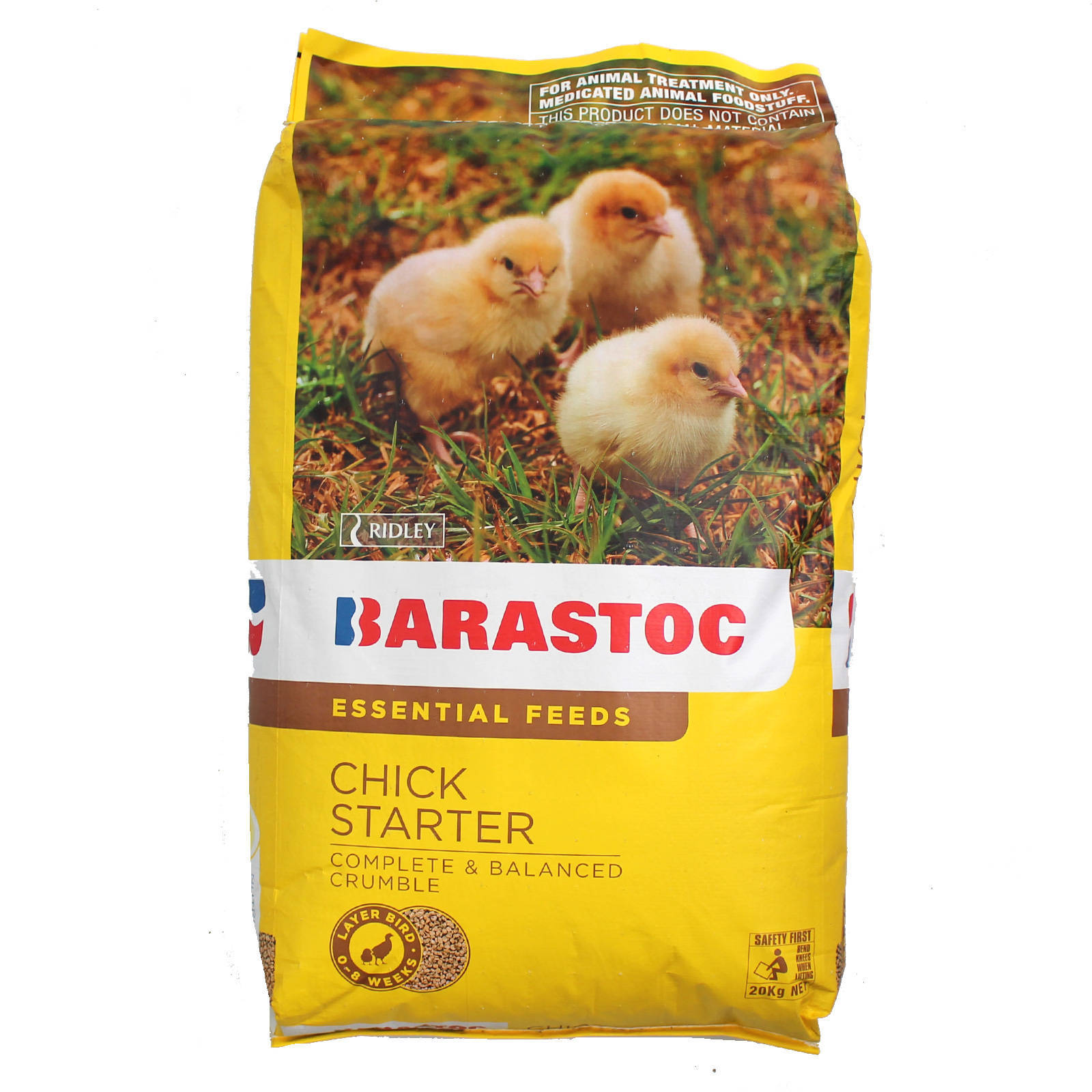 Pullet Starter Crumbles 20kg Barastoc Chicken Food Premium Quality High