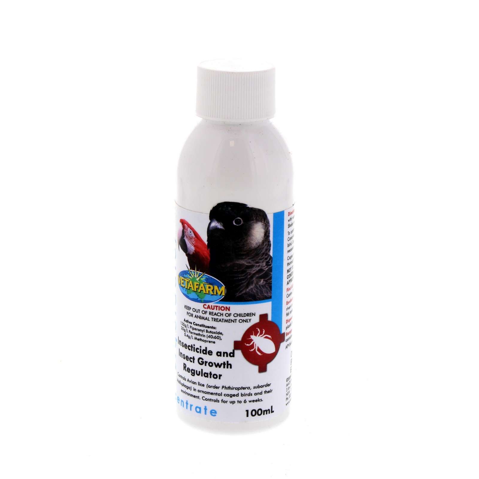 Avian Insect Liquidator Concentrate 100ml Vetafarm Makes 2 Litres Mites