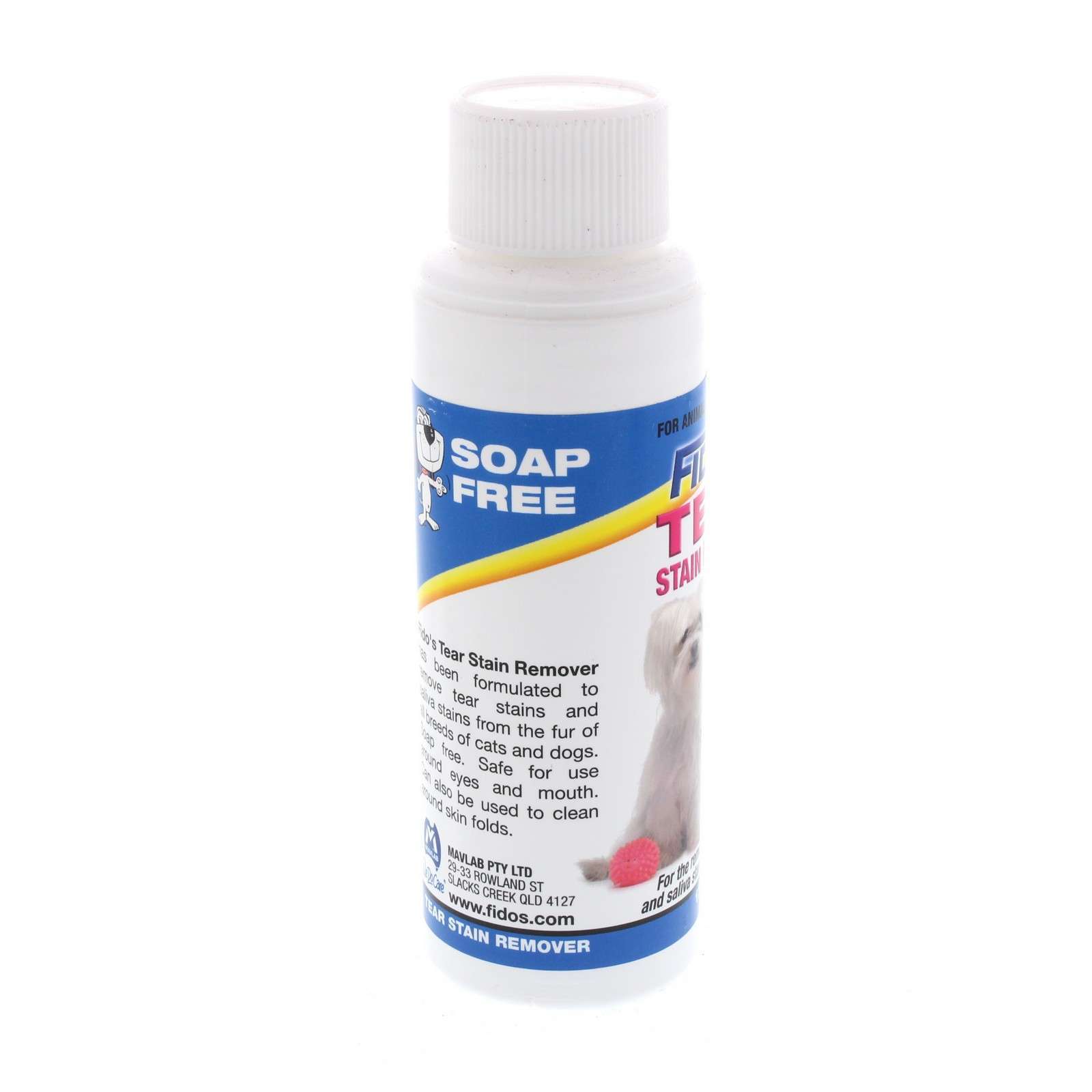 Tear Stain Remover Saliva Stain Dog Cat 125ml Fidos Removes Stains