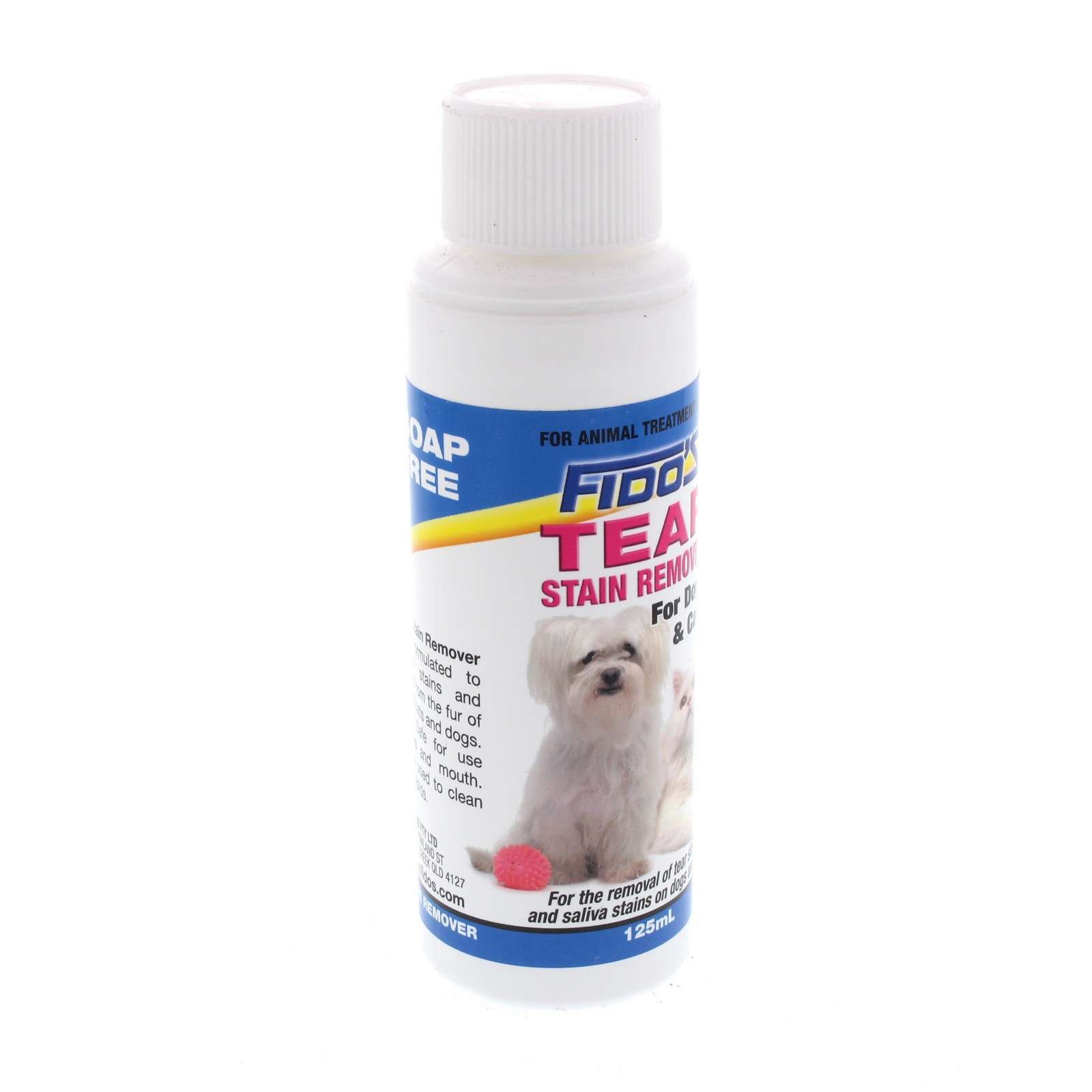 Tear Stain Remover Saliva Stain Dog Cat 125ml Fidos Removes Stains