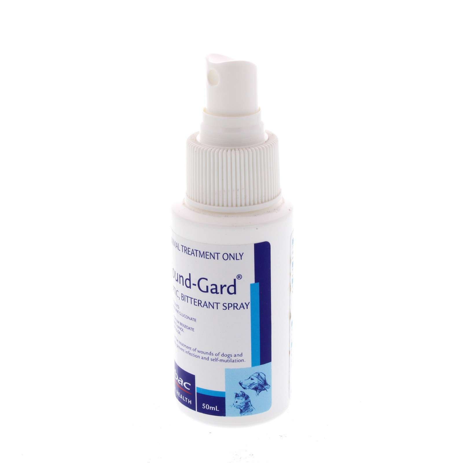 Dog Cat Wound Gard Antiseptic Bitterant Spray Prevent Wound Licking