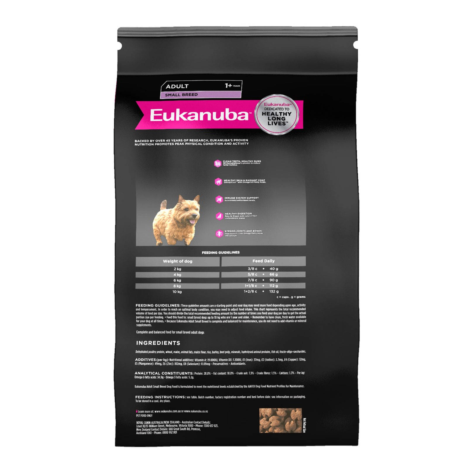 Eukanuba Adult Dog Food Small Breed 3Kg Pet Premium Food Balanced Diet