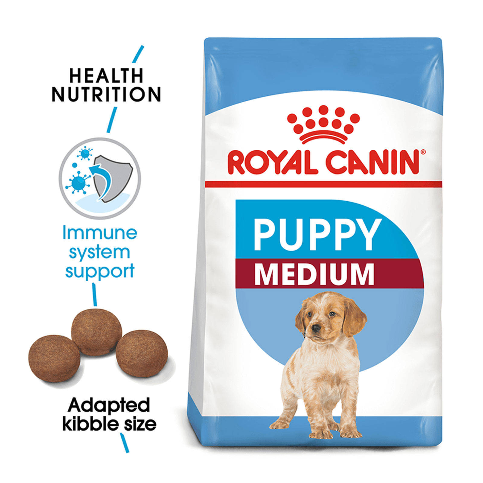 Royal Canin Medium Junior 4kg Dog Food Breed Specific Premium Dry Food