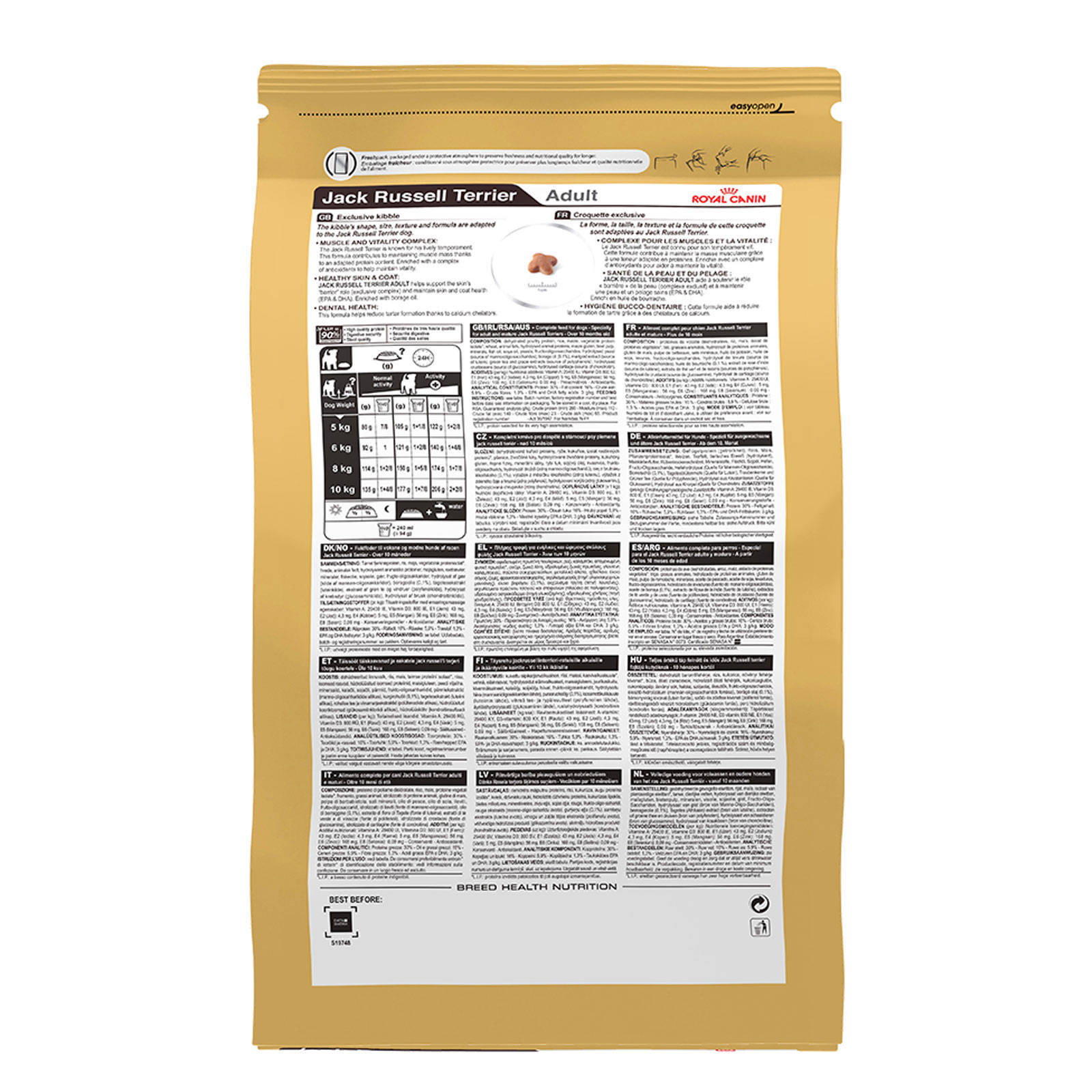 Royal Canin Jack Russell 3kg Dog Food Breed Specific Premium Dry Food Adult