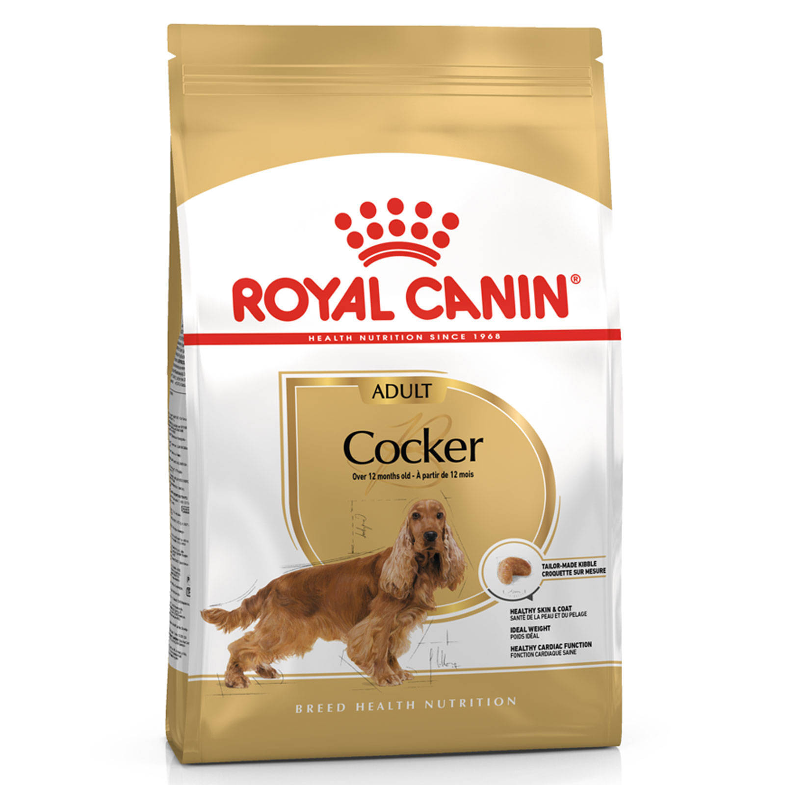 Royal Canin Cocker Spaniel 3kg Dog Food Breed Specific Premium Dry Food Adult