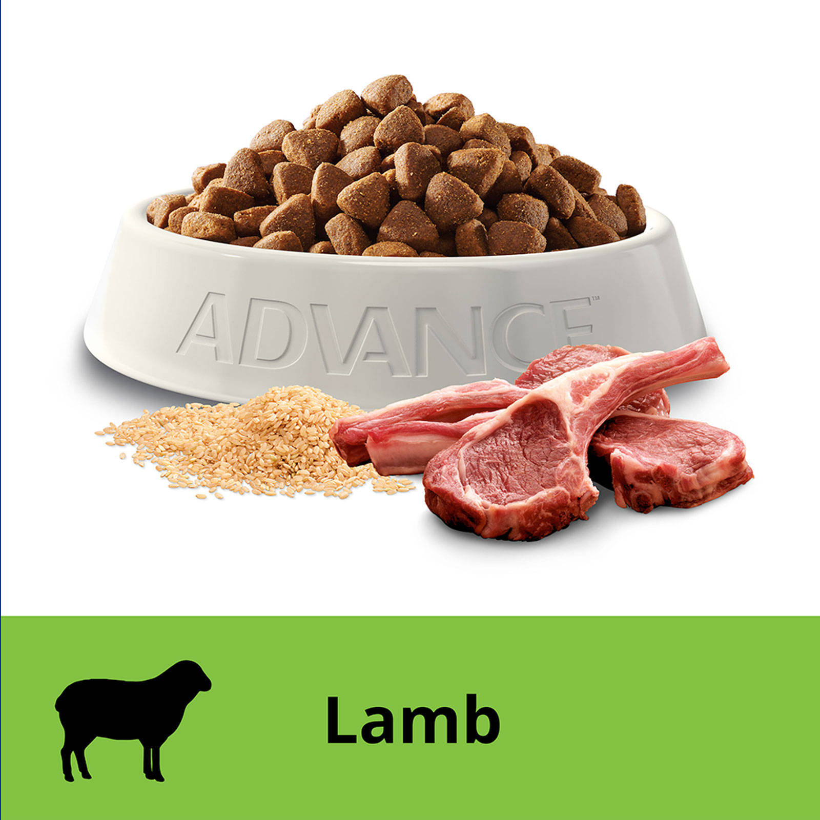 Advance Dog Food Adult Lamb & Rice Total Wellbeing 15kg Premium Pet Nutrition