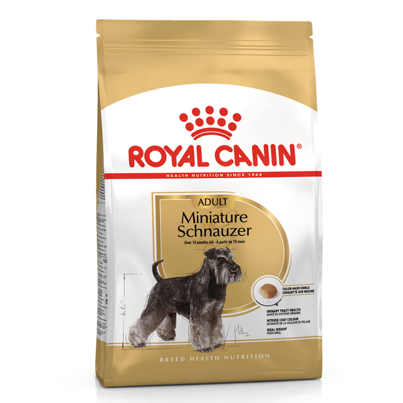 Royal Canin Miniature Schnauzer Adult 3kg Dog Food Breed Specific Premium Dry