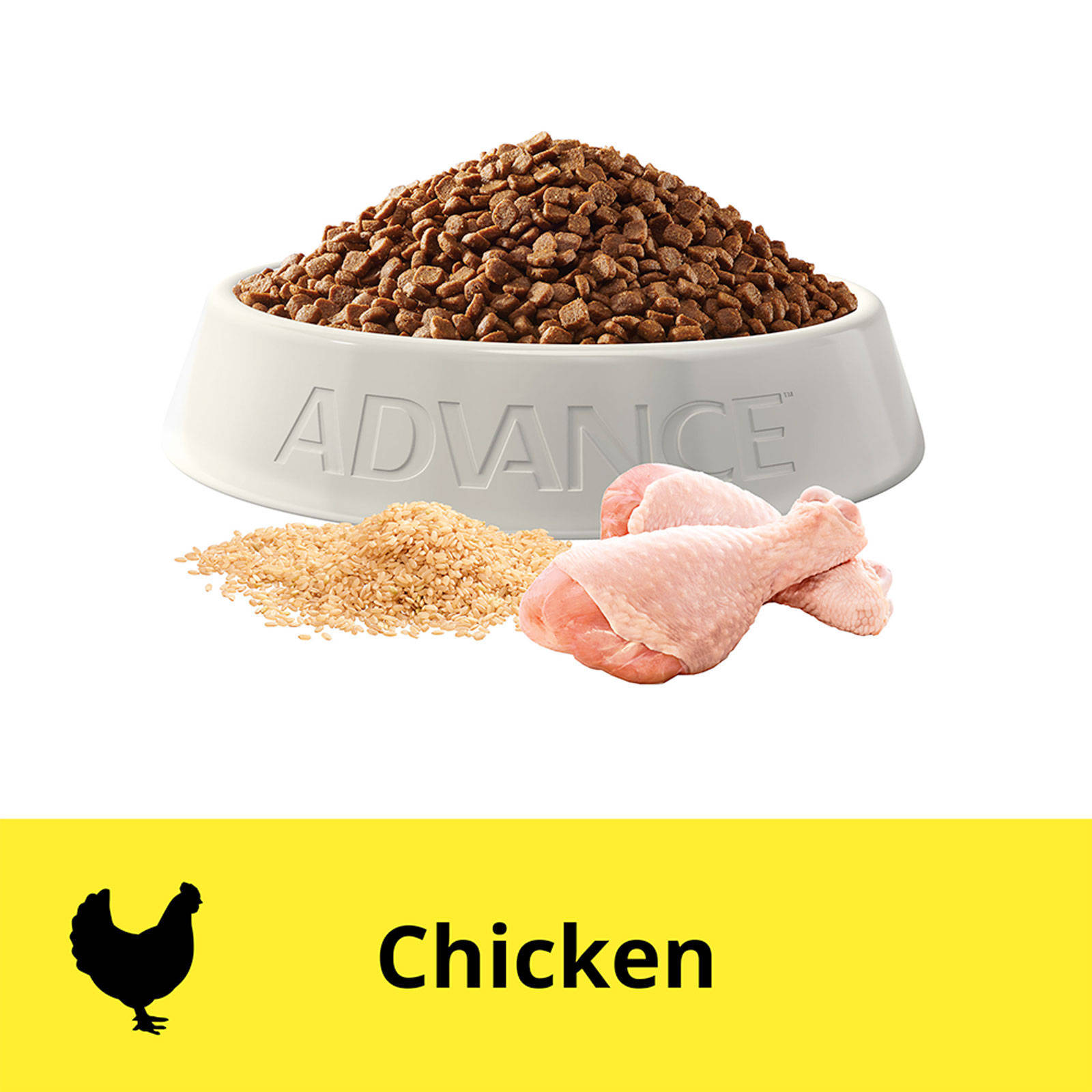 Advance Adult Dog Food All Breed Chicken 3kg Premium Pet Food Nutrition