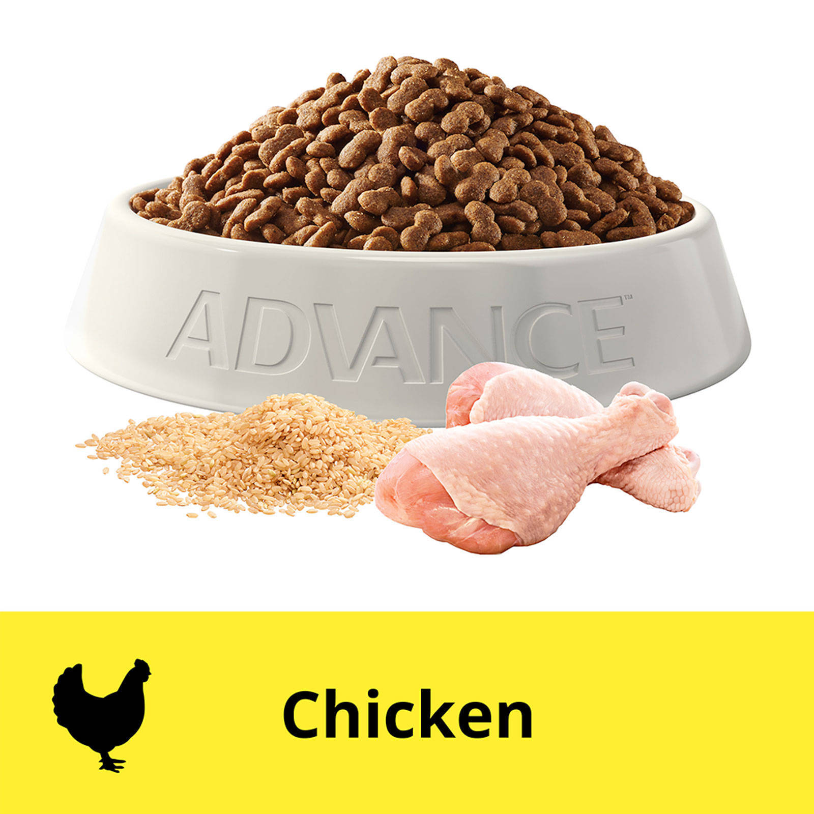 Advance Adult Dog Food Toy Small Breed Chicken 3kg Premium Pet Food Nutrition