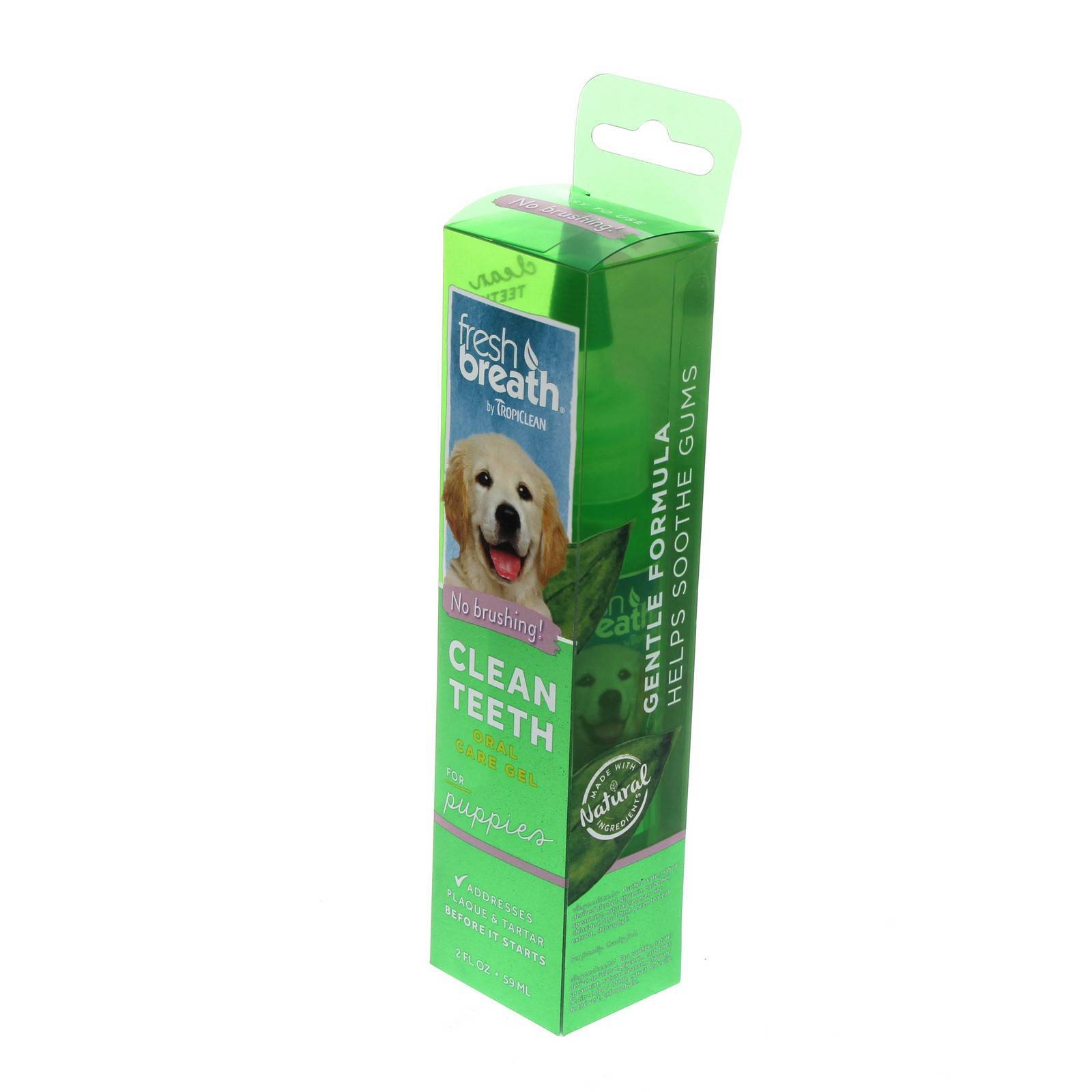 Clean Teeth Oral Care Gel For Puppies 59ml Tropiclean Dog Puppy Dental