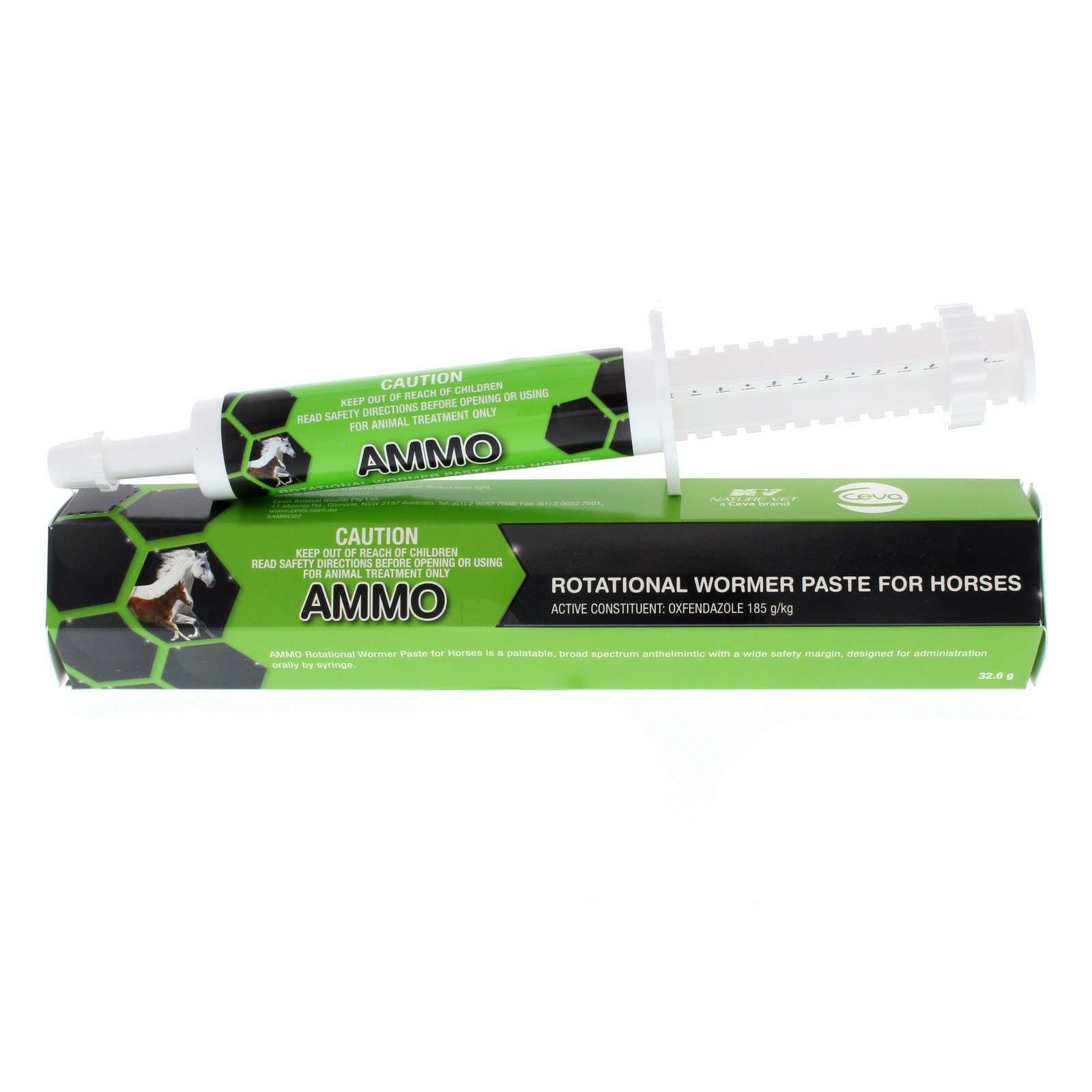 Ammo Rotational Wormer Paste for Horses Health Benzimidazole