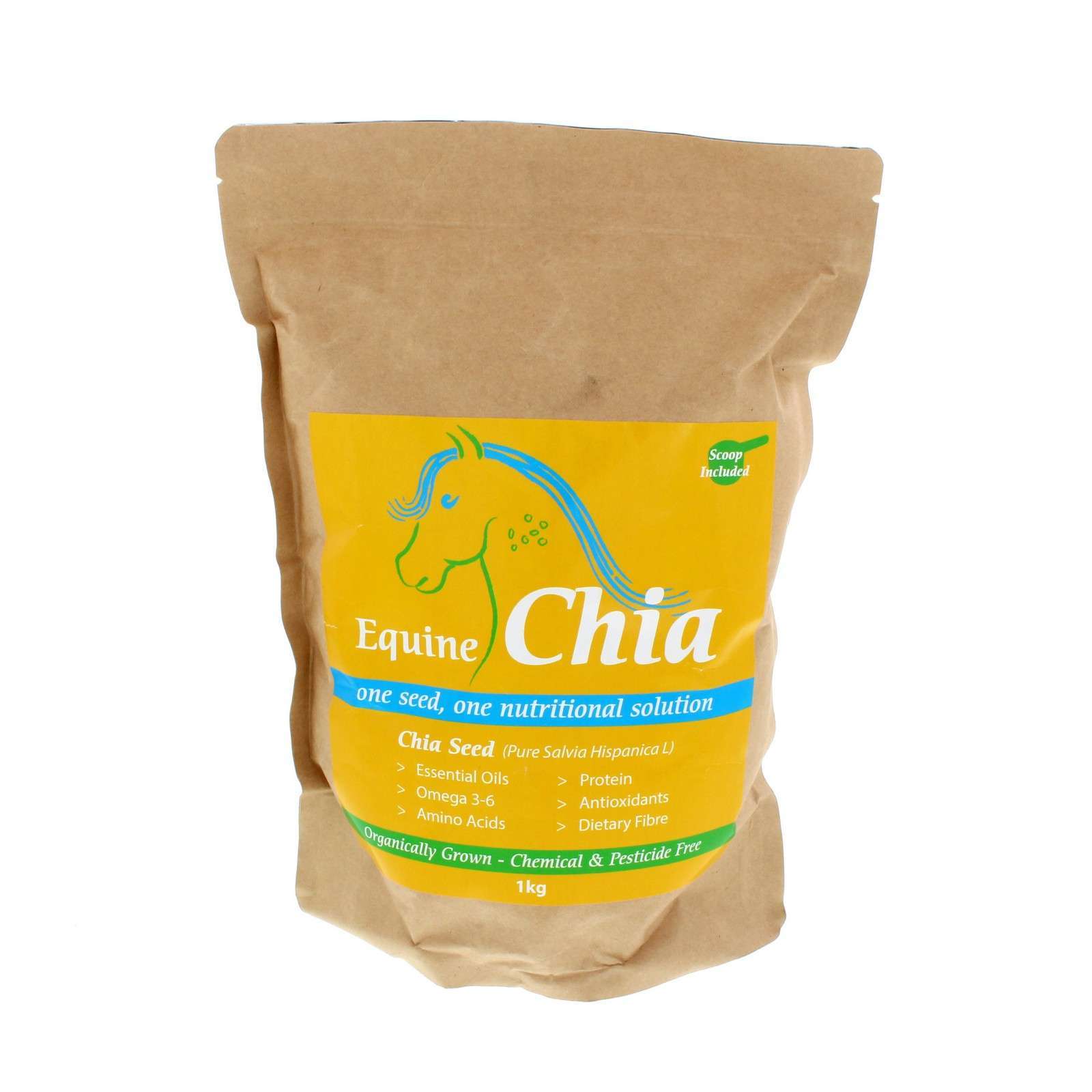 Chia Seeds Horse Equine Herbs 1kg Health Supplement Healthy Glossy Coat