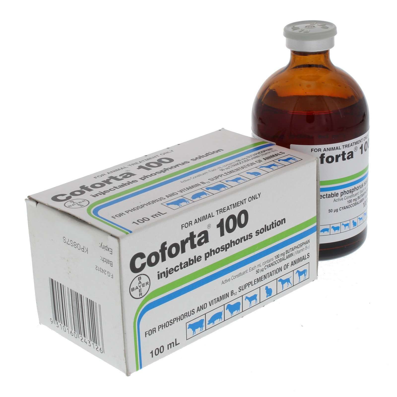 Bayer Coforta 100 Horse Equine Health 100ml Supplement Phosphorus