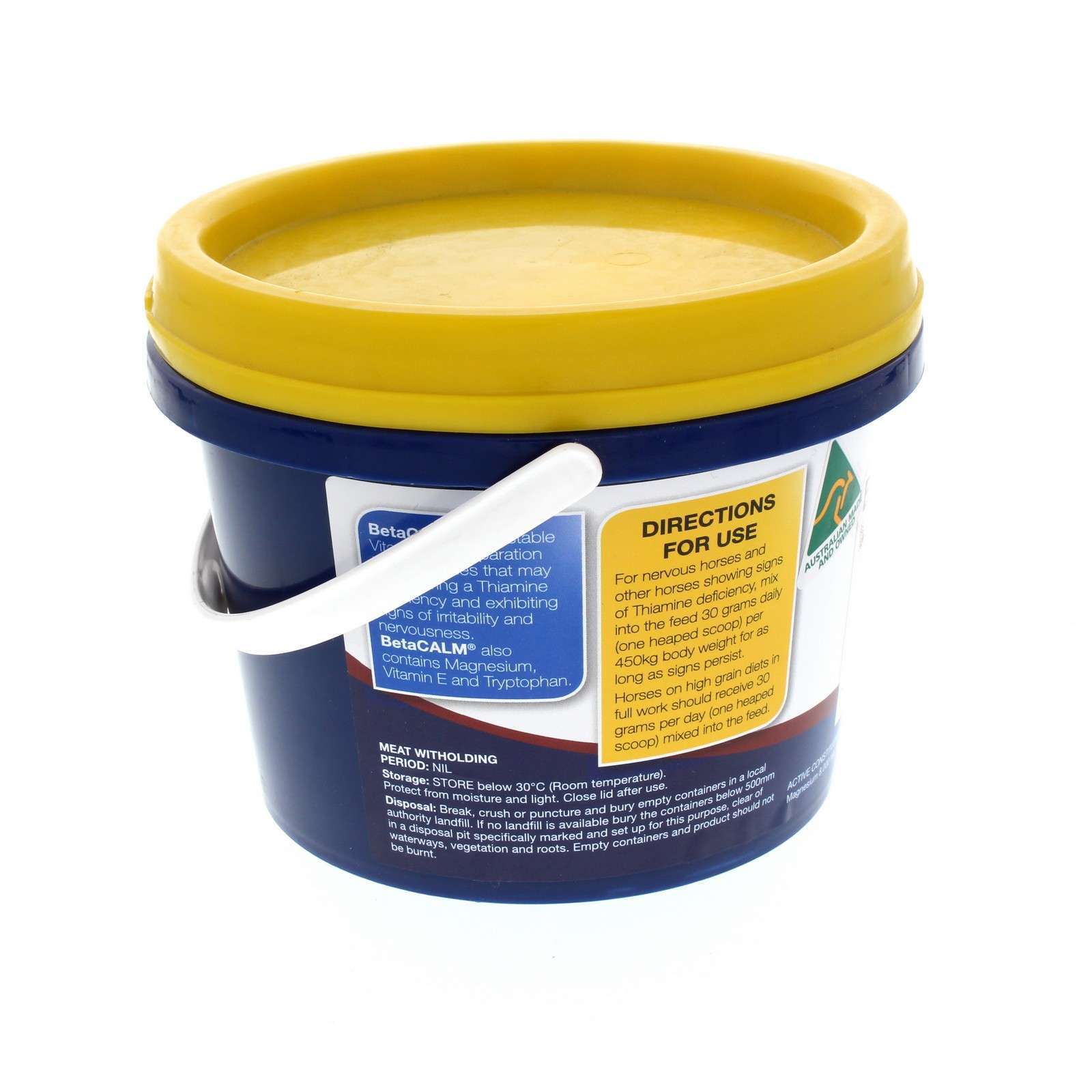 Betacalm Thiamine Magnesium Tryptophan Vitamin E Supplement Horse