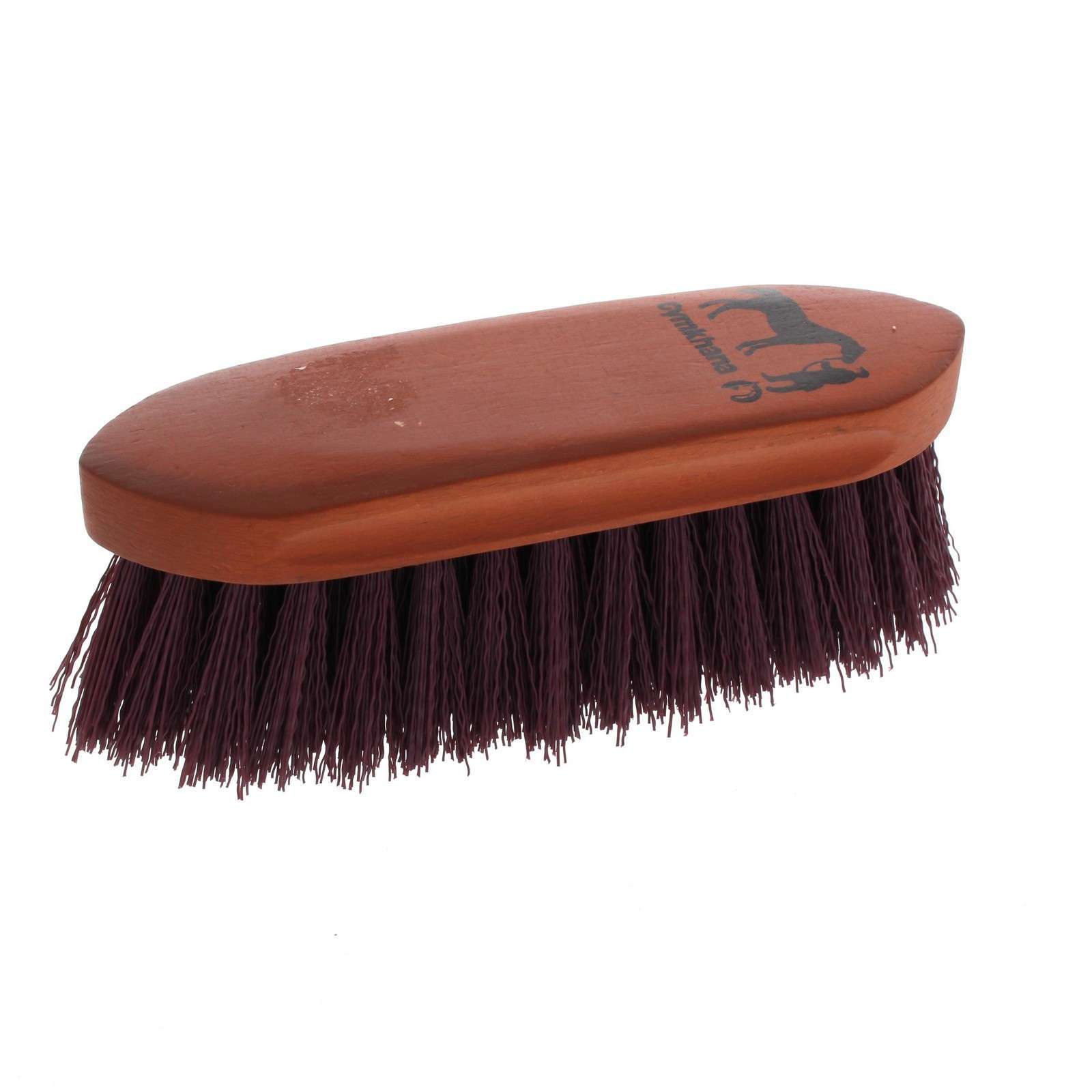 Dandy Brush Small Burgundy 180mm x 60mm Gymkhana Horse Equine Grooming