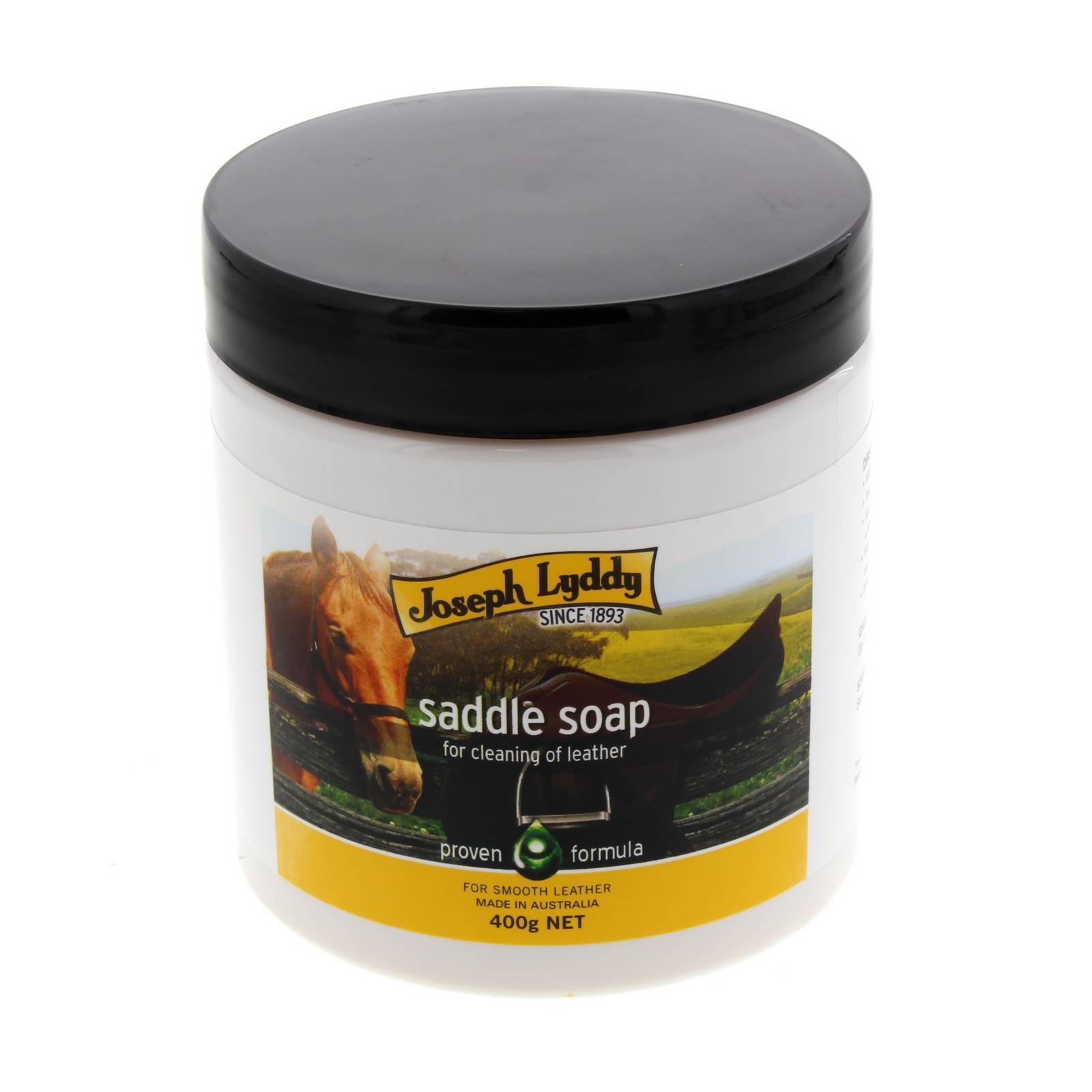 Saddle Soap Joseph Lyddy Horse Equine 400g The Original Best Leather