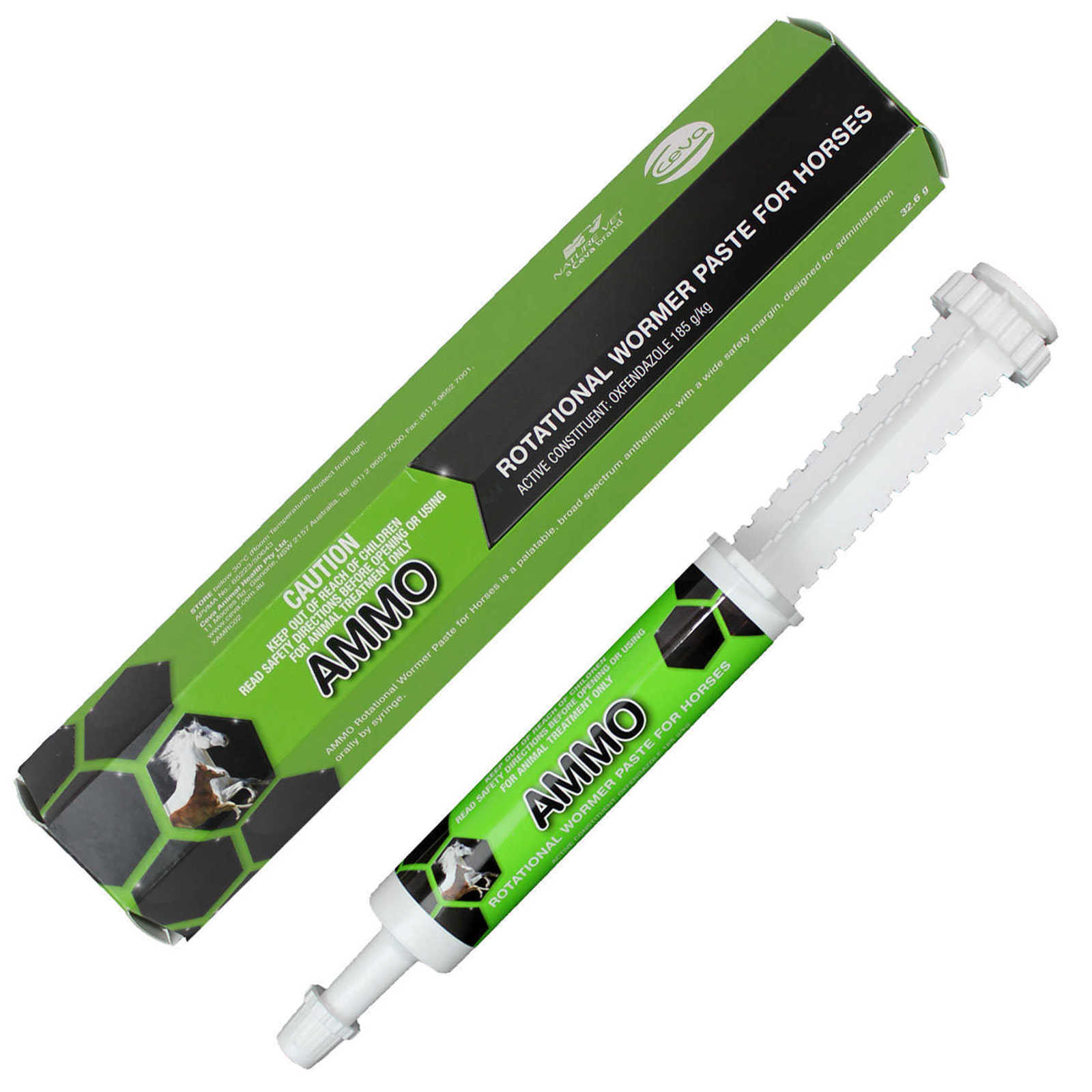 Ammo Rotational Wormer Paste for Horses Health Benzimidazole Anthelmintic Health 9322387002578