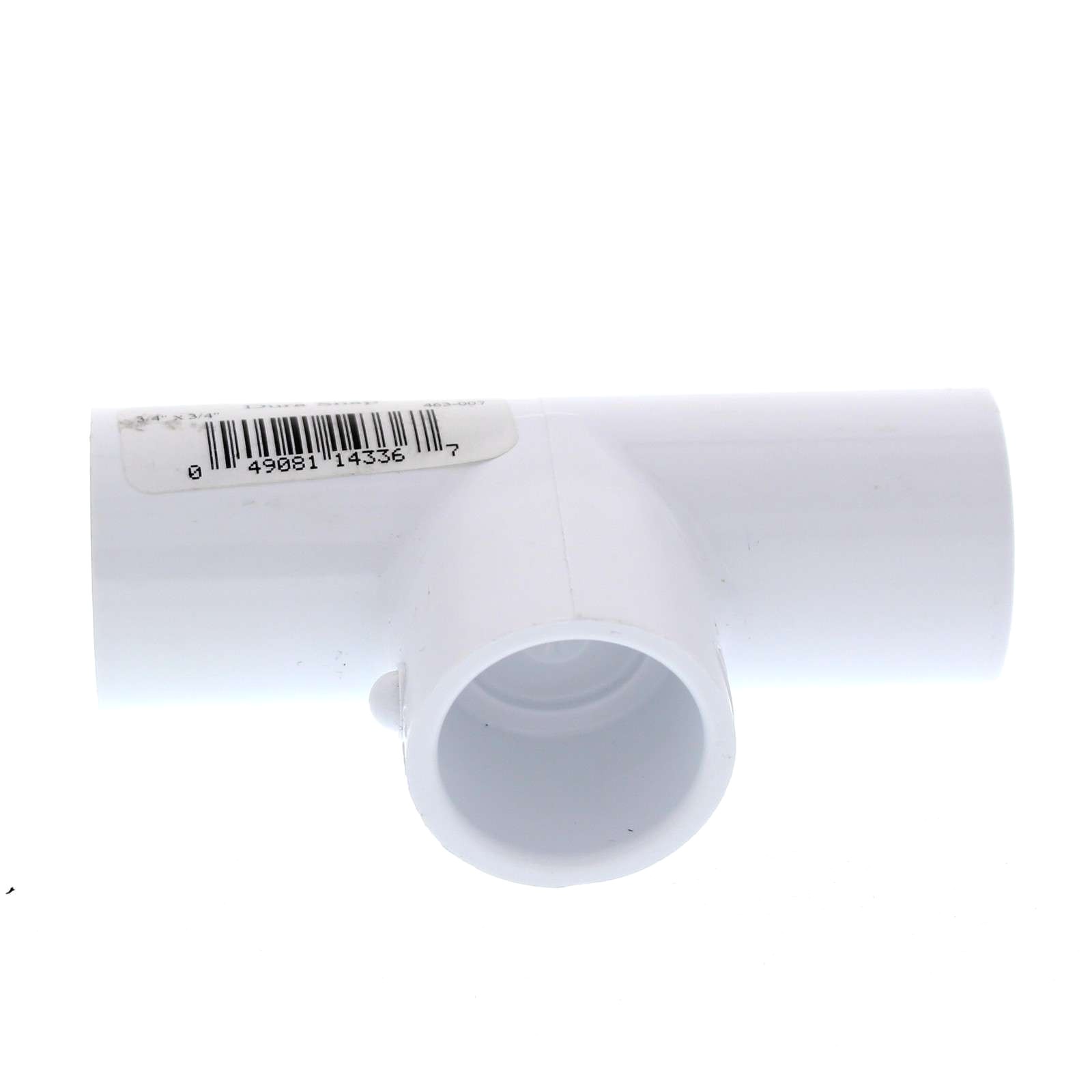 Dura Tee Snap On PVC 3/4 Inch 463007 Pressure Pipe Fitting Plumbing