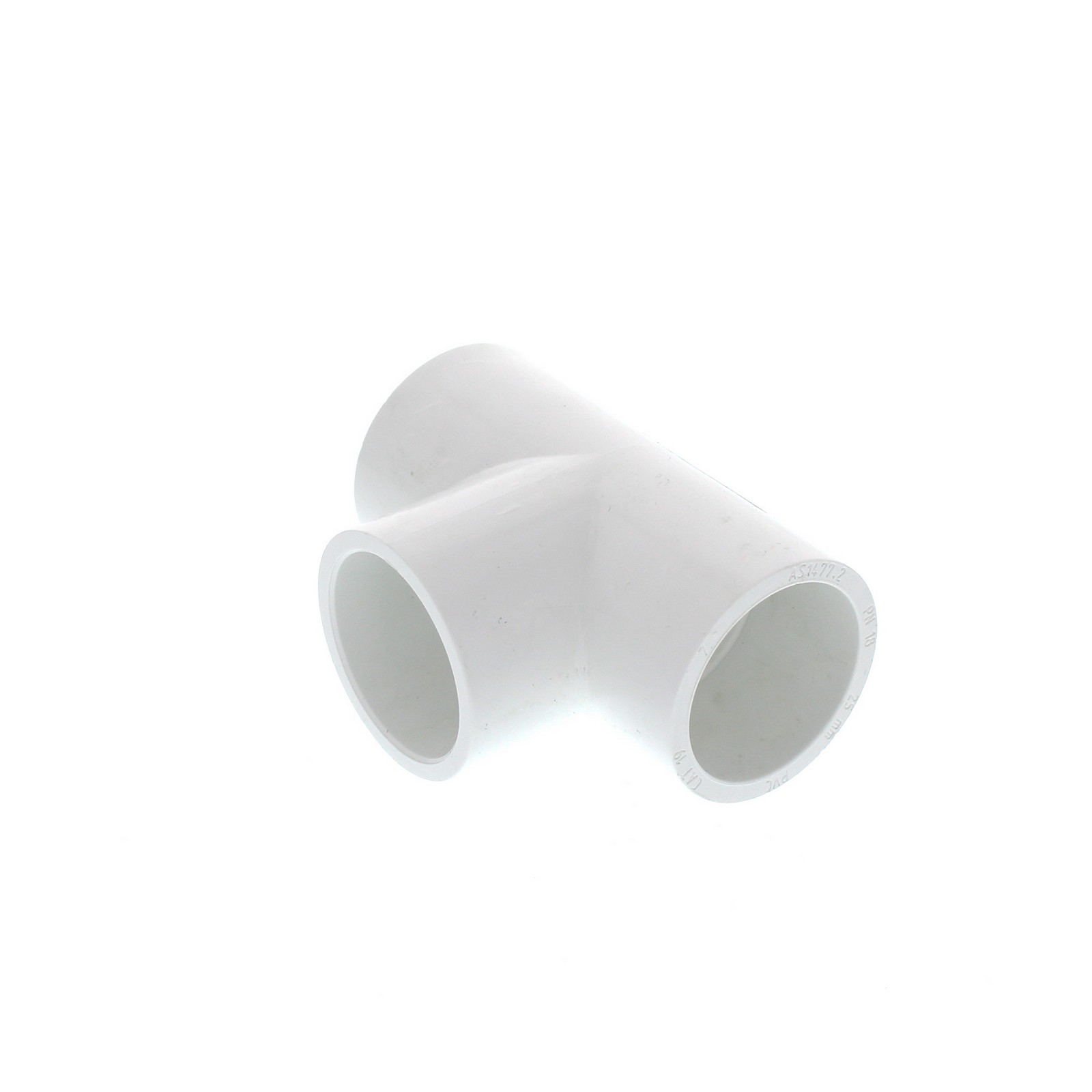 Vinidex Tee PVC 25mm HRP0192525 Pressure Pipe Fitting Plumbing Water
