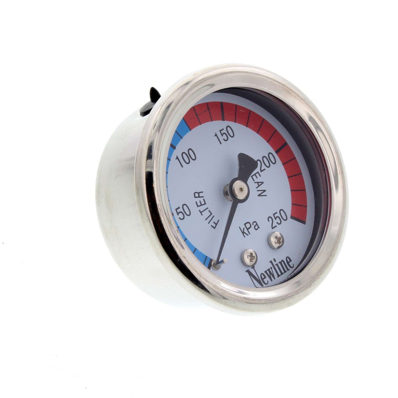 Newline Pool Spa Pressure Gauge Stainless Steel Centre Mount Heavy Duty