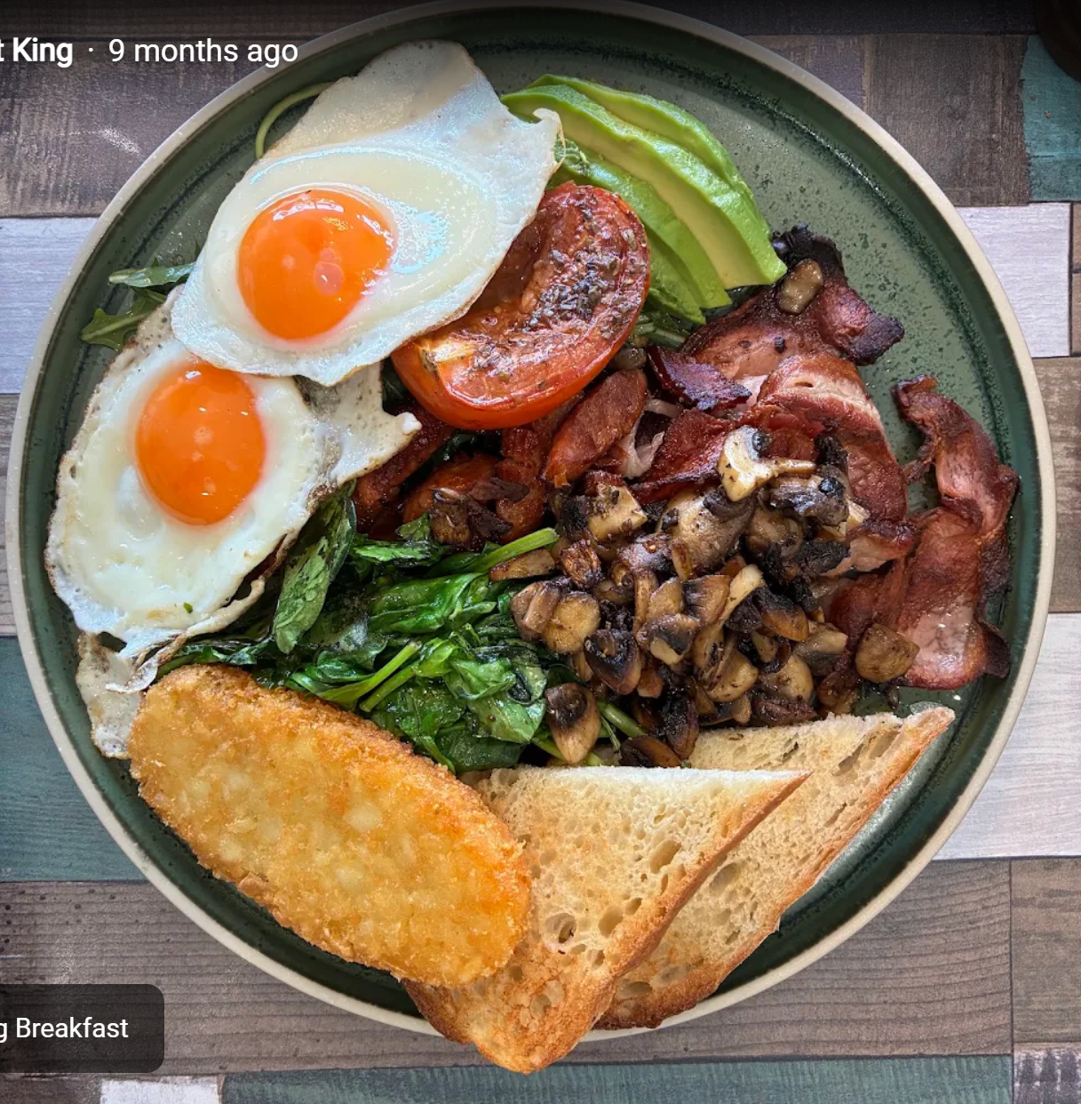 BREAKFAST MENU