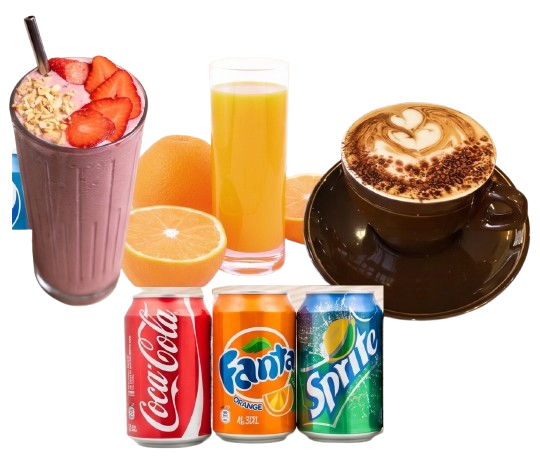 COFFEE | TEA |  JUICE | SMOOTHIES | SOFT DRINKS