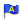 Blue Bushfire Advice Flag