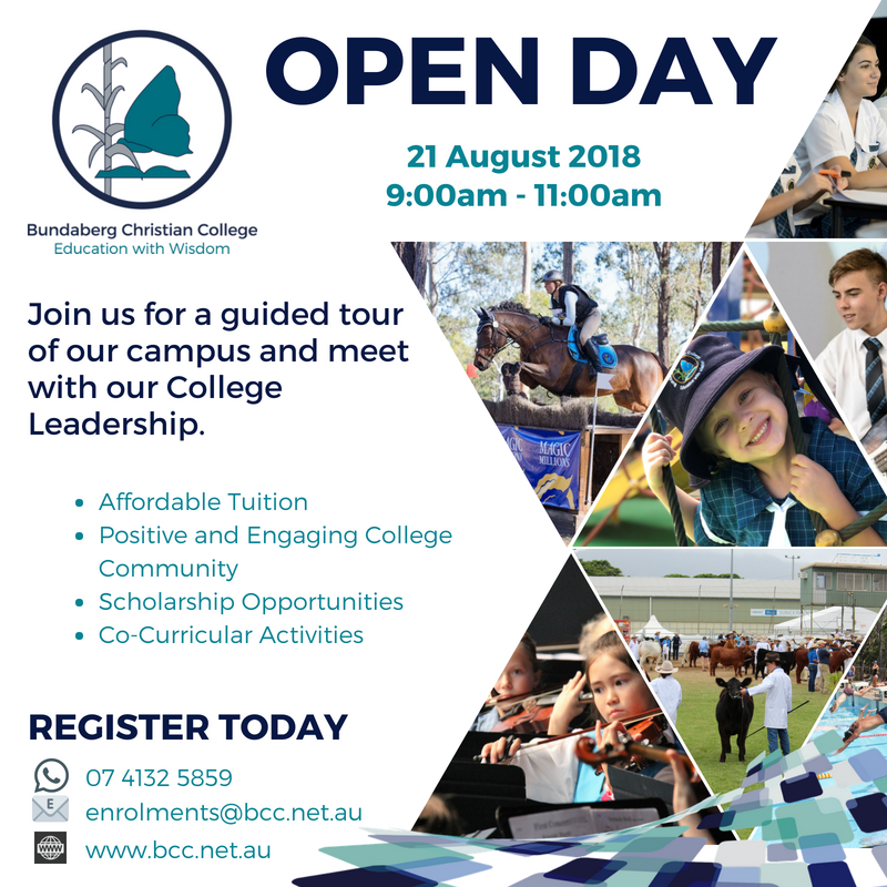 Open Day 21 Aug
