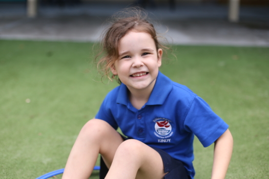Kindy Student Outdoors