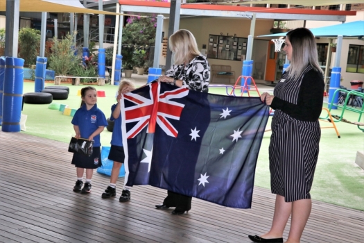 Presentation Of Flags To Kindy 7
