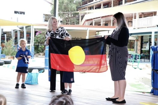 Presentation Of Flags To Kindy 9