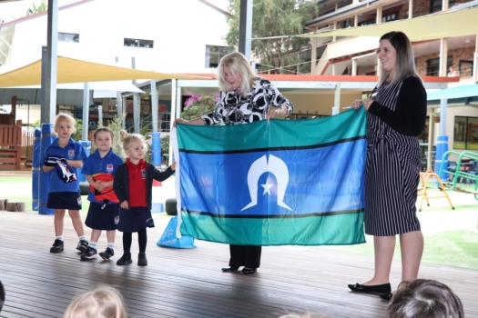 Presentation Of Flags To Kindy 11