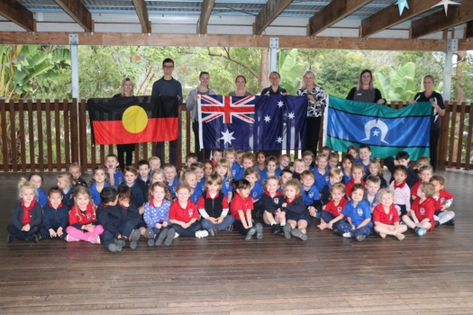 Presentation Of Flags To Kindy 16