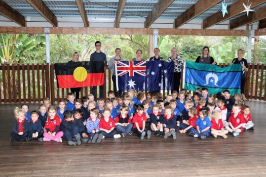Presentation Of Flags To Kindy 18