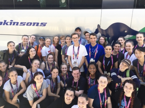 Performers Before Closing Ceremony