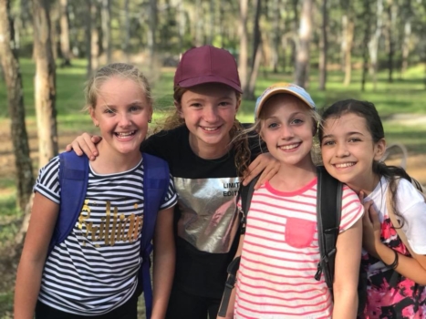 Year 6 Camp Girls On Camp 1