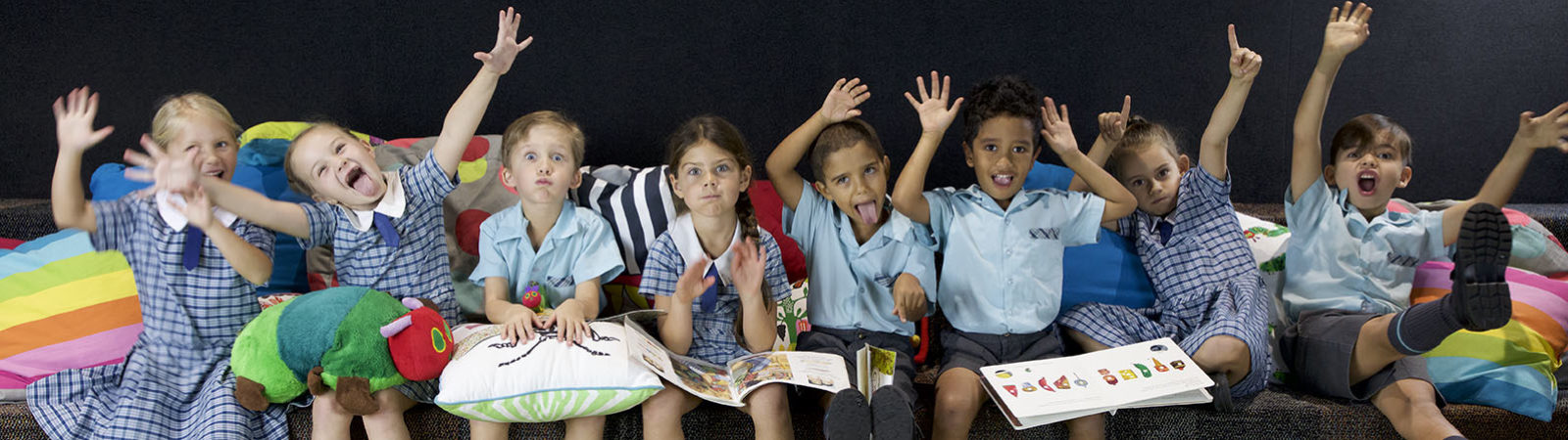 Cheeky Preppies Sat In Line