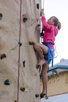Carnival 2017 Rock Wall Girl Portrait
