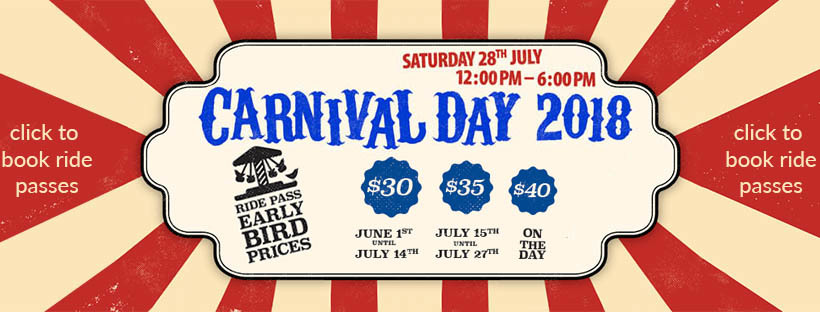 Early Bird Ride Passes - King's Carnival Day 2018