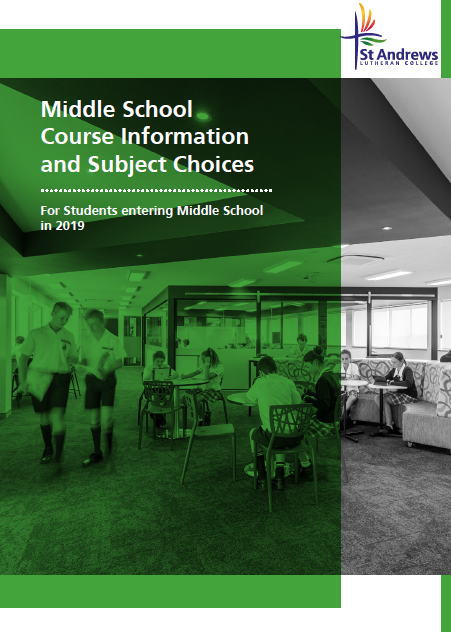 Middle School Elective Booklet 2019 Middle School Elective Booklet 2019