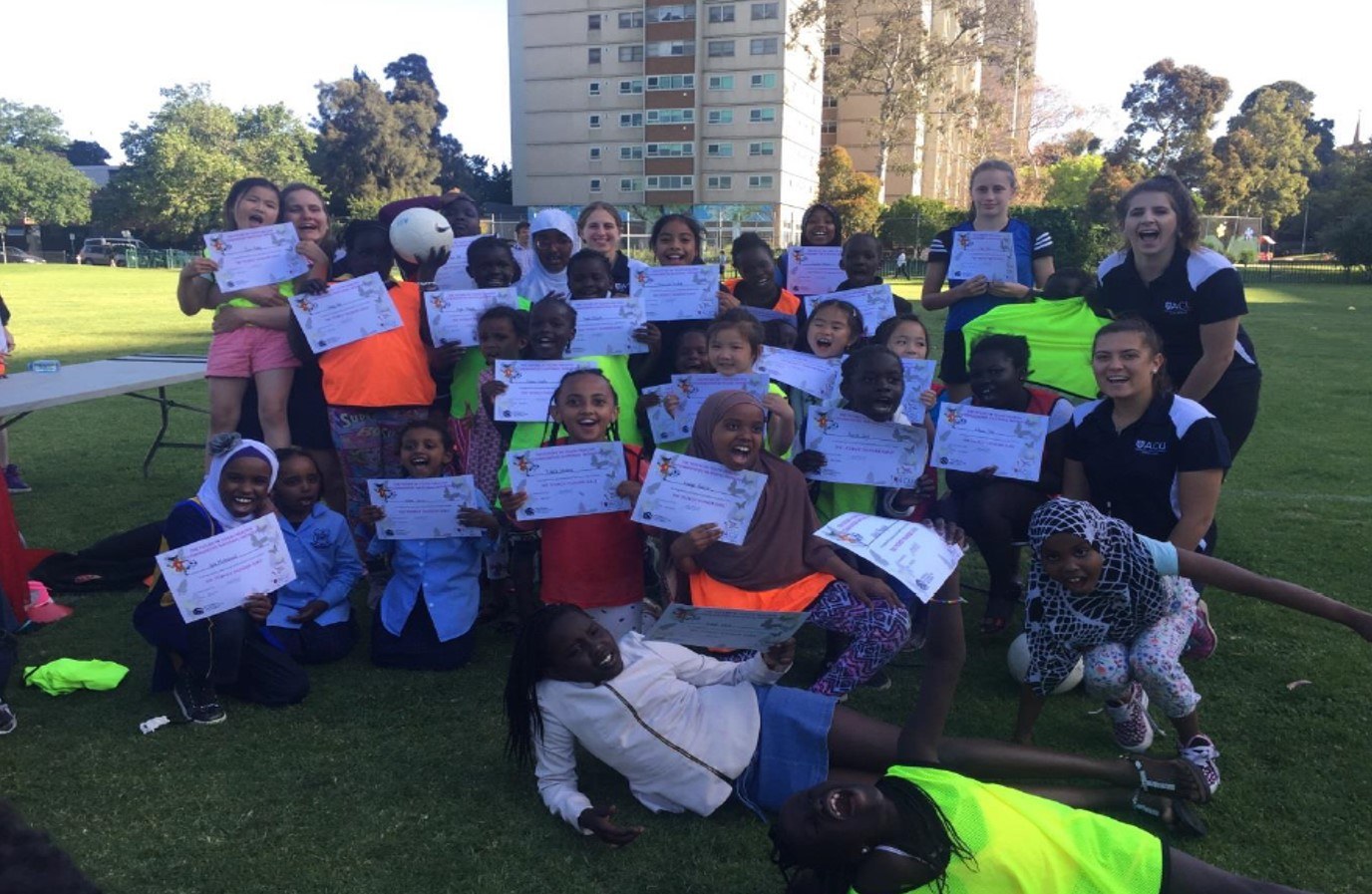 Fitzroy Thunder Girls Soccer Team Collegians Grant Pic