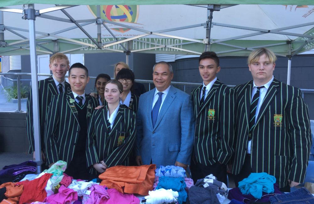 Service Learning in Action at Trinity!