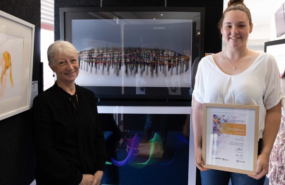 Year 12 student, Hannah: Creative Generation Award Winner for Excellence in Visual Art!